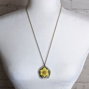 Vintage Jonquil by PJ Wilson Flower Necklace Chain